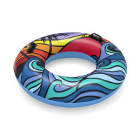 Круг надувной для плавания Bestway 36350 синий, 91 см