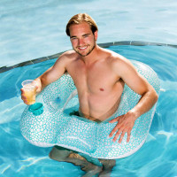 Кресло надувное для плавания Bestway 43097 голубое, 102 х 94 см