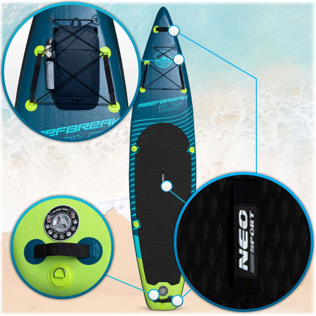 Надувная SUP доска (Сапборд) Neo-Sport 170300 Reefbreak 350