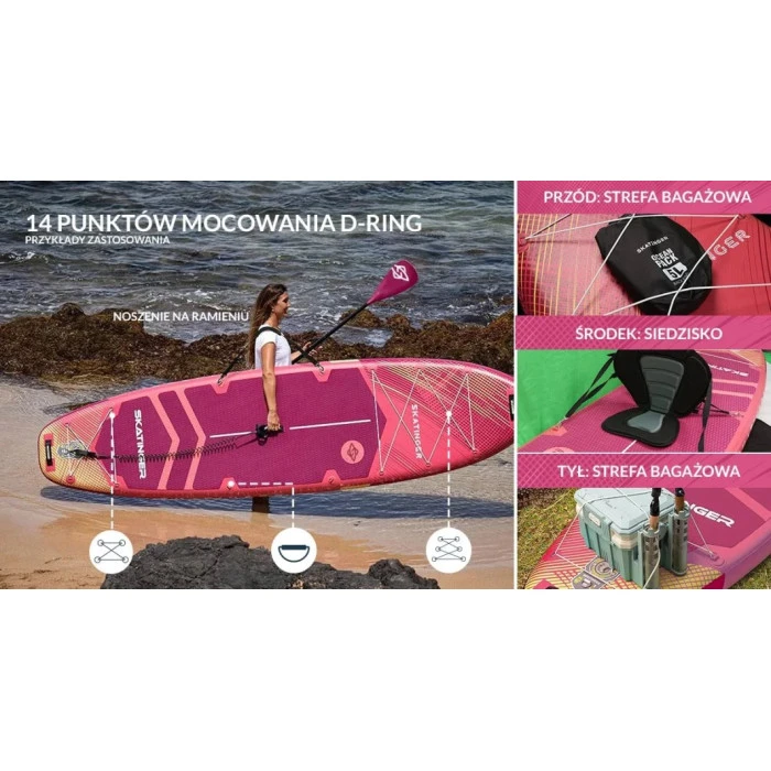 Надувная SUP доска (Сапборд) Skatinger Prana Meteor 350