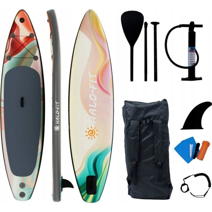 Надувная SUP доска (Сапборд) Halo-Fit SUP11 335 бежевая