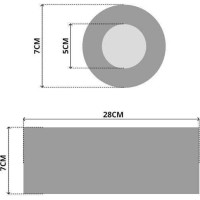 Захист для весла John Paddle 28 см, чорний