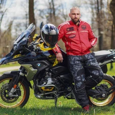 Мужская мотокуртка W-TEC Patriot Red - размер XXL