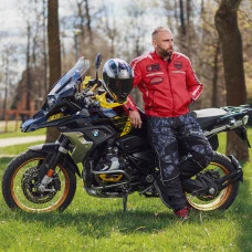 Мужская мотокуртка W-TEC Patriot Red - размер XXL