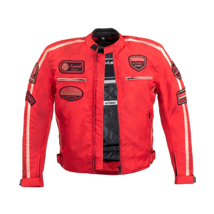 Мужская мотокуртка W-TEC Patriot Red - размер XXL