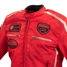 Мужская мотокуртка W-TEC Patriot Red - размер XXL