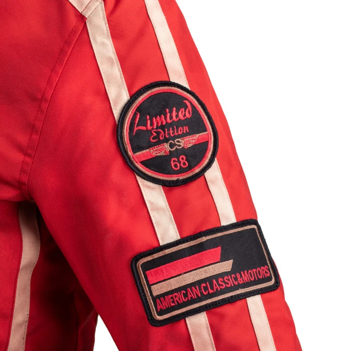 Мужская мотокуртка W-TEC Patriot Red - размер XXL