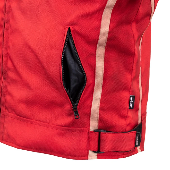 Мужская мотокуртка W-TEC Patriot Red - размер XXL