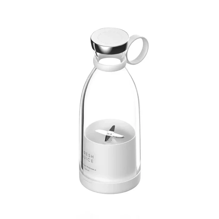 Портативный беспроводной мини блендер для полосы Prime Sport FRESH JUICE 350 мл, белый