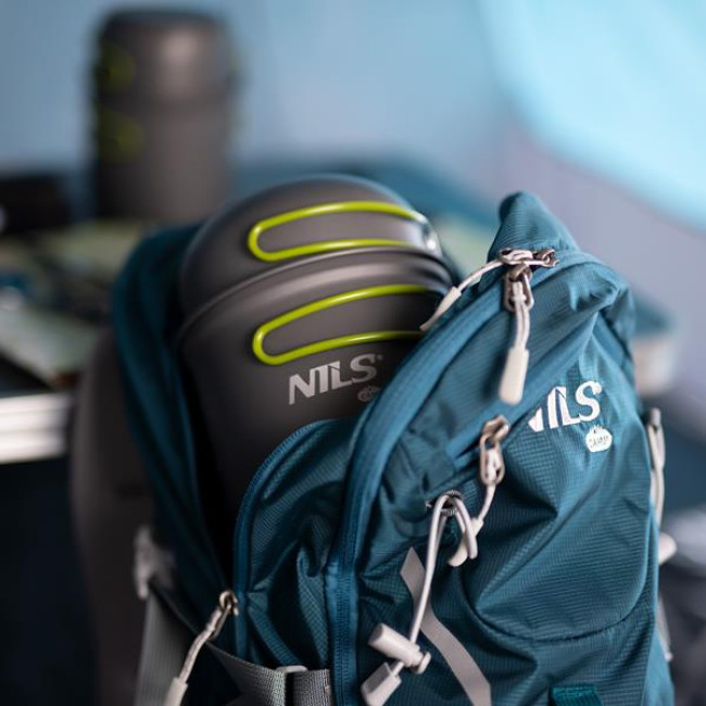Набор посуды для кемпинга NC1767 XL NILS CAMP серый