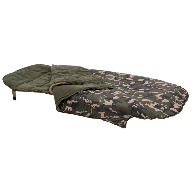 Спальний мішок Prologic Element Comfort S/Bag & Thermal Camo Cover 5 Season 215 x 90 см - короповий