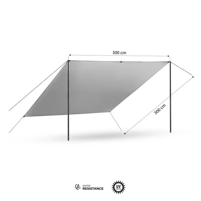 Тент для кемпинга NILS CAMP NC17107 300 х 300 см зеленый