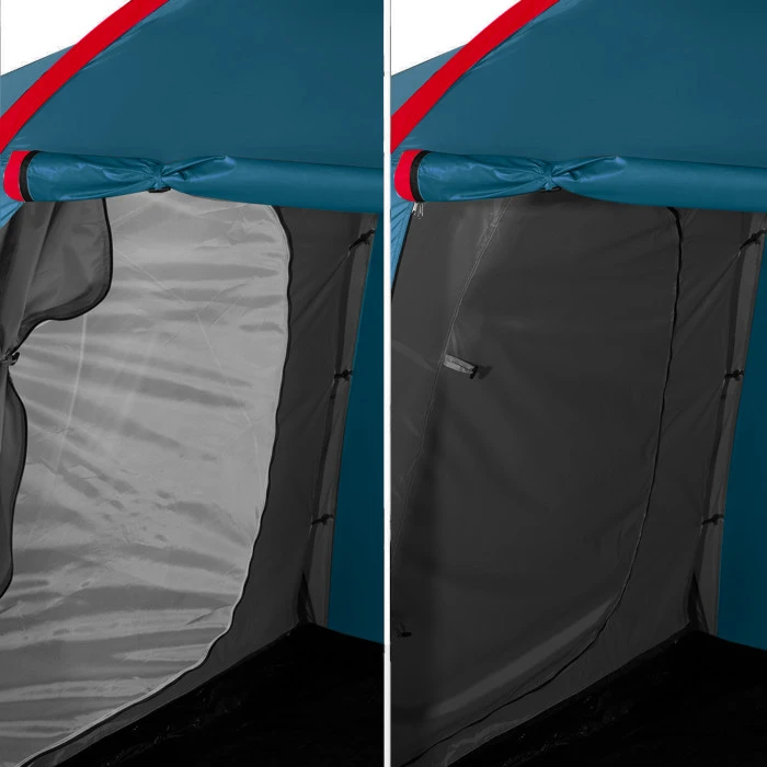 Палатка шестиместная NILS CAMP NC6031 Highland, 570 х 210 х 200 см, сине-серый