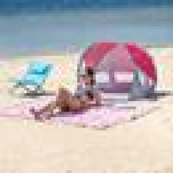 Пляжная палатка NC3142 NILS CAMP красно-серая