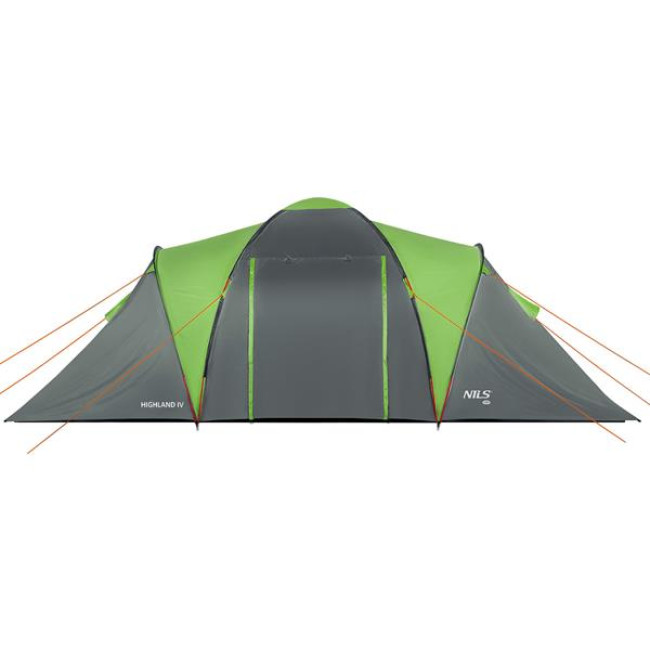 Кемпинговая палатка NILS CAMP NC6431 HIGHLAND IV серо-зеленый