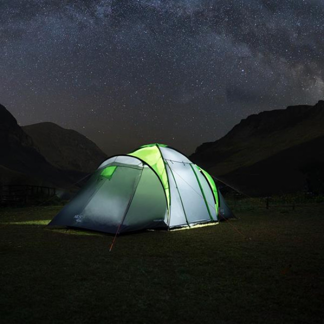 Кемпинговая палатка NILS CAMP NC6431 HIGHLAND IV серо-зеленый