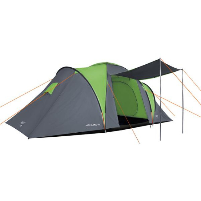 Кемпинговая палатка NILS CAMP NC6431 HIGHLAND IV серо-зеленый