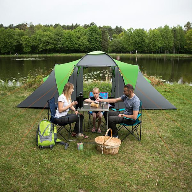 Кемпинговая палатка NILS CAMP NC6431 HIGHLAND IV серо-зеленый
