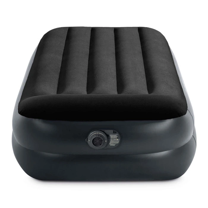 Матрас надувной Intex 64122ND со встроенным электронасосом 191x99 см, черный