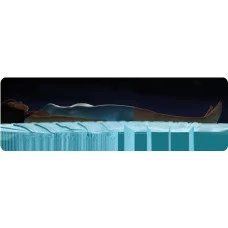 Матрац надувний Intex 64755 203х183х25 см, чорно-синій