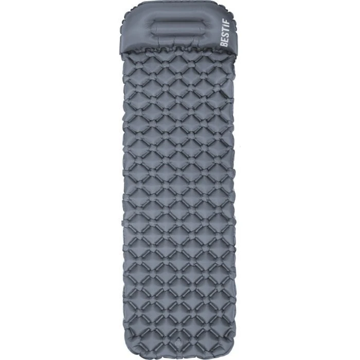 Матрас надувной Bestif Trekking BMT11 190x56 см серый