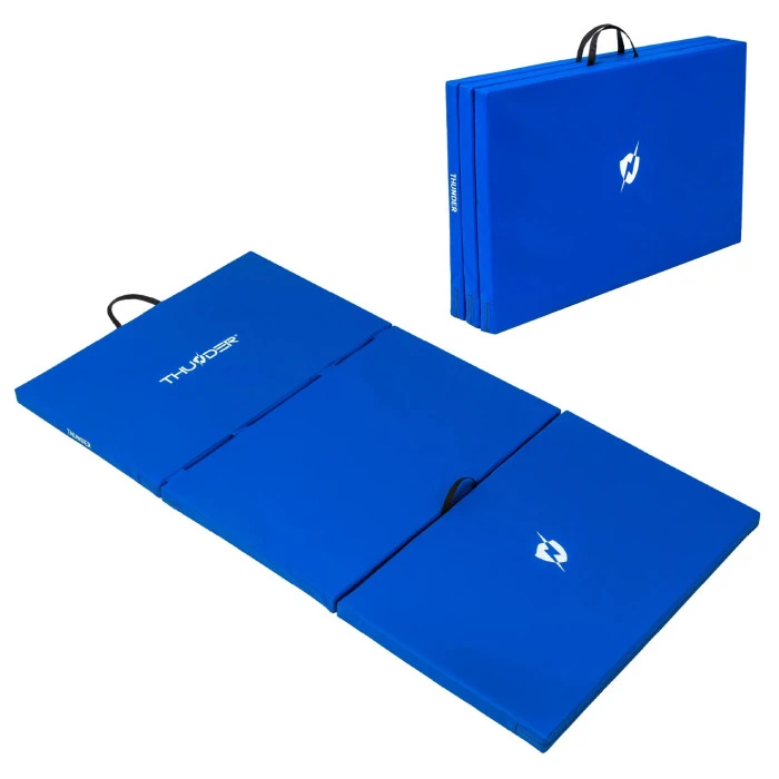 Мат гимнастический THUNDER MG-03, 197 х 90 х 5 см, синий