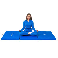 Мат гімнастичний THUNDER MG-03, 197 х 90 х 5 см, синій