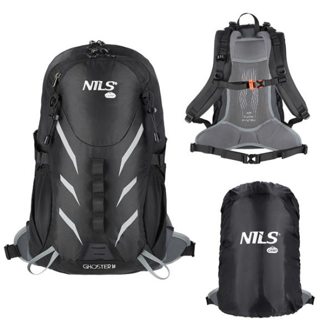 Рюкзак туристический NC1942 BLACK GHOSTER 20L NILS CAMP