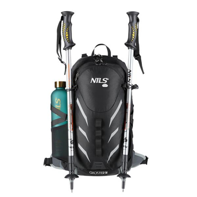 Рюкзак туристический NC1942 BLACK GHOSTER 20L NILS CAMP