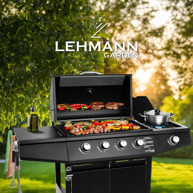 Газовый гриль Lehmann Ohio 9.3 kW 32.5 см x 61 см