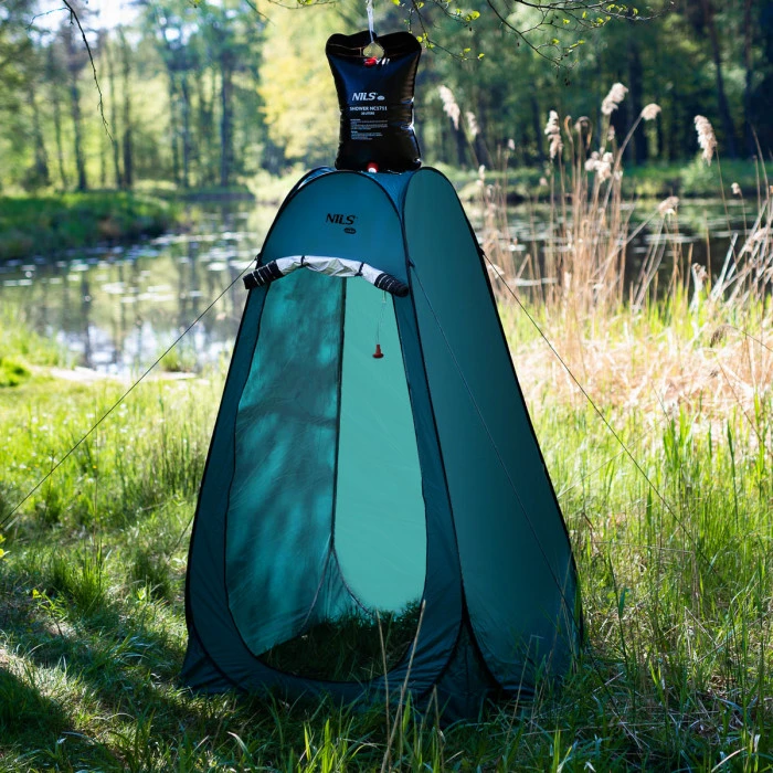 Палатка санитарная NC1706 NILS CAMP, 120 х 120 х 190 см, сине-зеленый