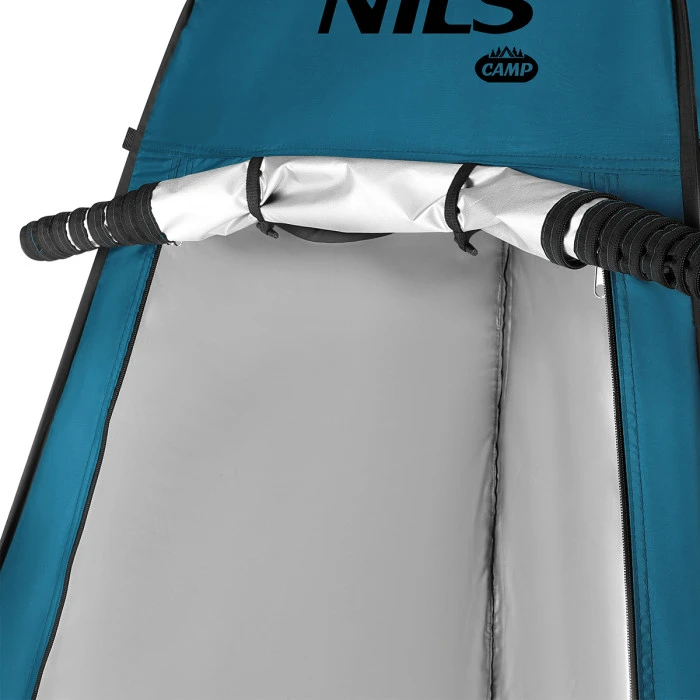 Палатка санитарная NC1706 NILS CAMP, 120 х 120 х 190 см, сине-зеленый