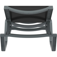 Шезлонг Siesta Rio, сіро-чорний