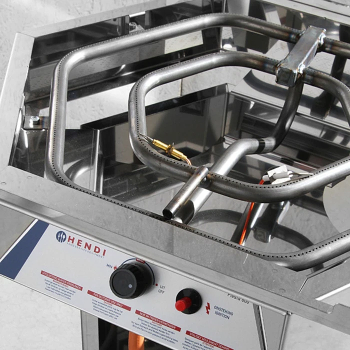 Газовый гриль для сковородок FIESTA-600 4800W - Hendi 1460021