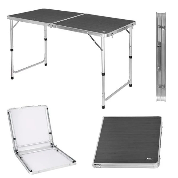Стол кемпинговый раскладной NILS CAMP NC1605, темно-серый