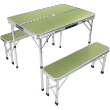 Стіл туристичний розкладний і 2 лави Enero