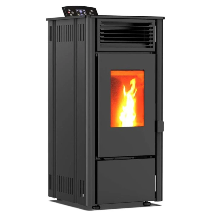 Пелетна піч-камін Thunder Sophia Black 8,1 кВт