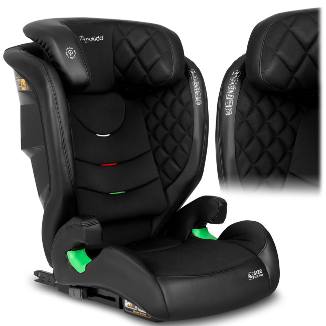 Автокрісло Nukido Louis ISOFIX 15-36 кг, чорне