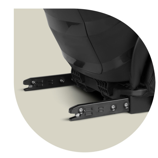Автокрісло Nukido Louis ISOFIX 15-36 кг, чорне