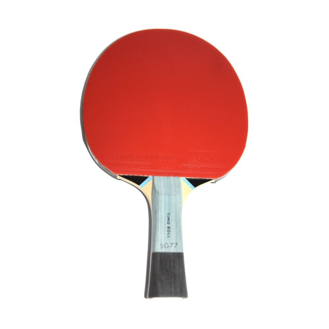 Ракетка для настольного тенниса BUTTERFLY Timo Boll SG77, черно-красная.