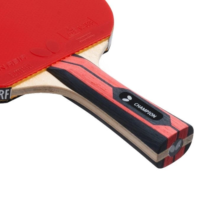 Ракетка для настільного тенісу BUTTERFLY Champion Team, чорно-червона