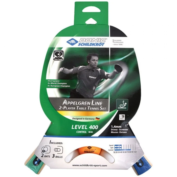 Набір для тенісного столу DONIC Appelgren 400 3-в-1, чорний