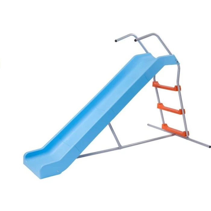 Детская горка Spartan пластиковая, 183 см – голубая.