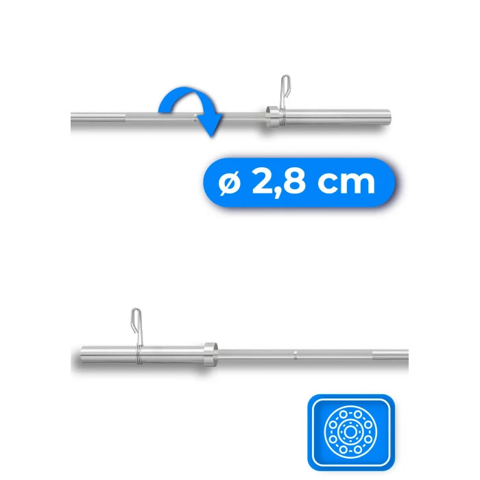 Гриф олимпийский прямой 150/50 THUNDER