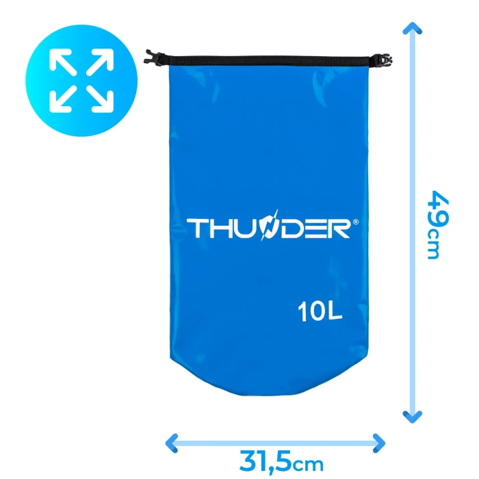 Гермомішок THUNDER 10 л синій