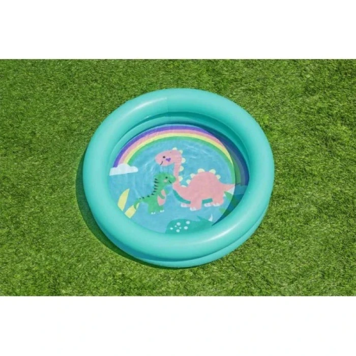 Бассейн надувной детский Динозаврик Bestway 51061 61x15 см
