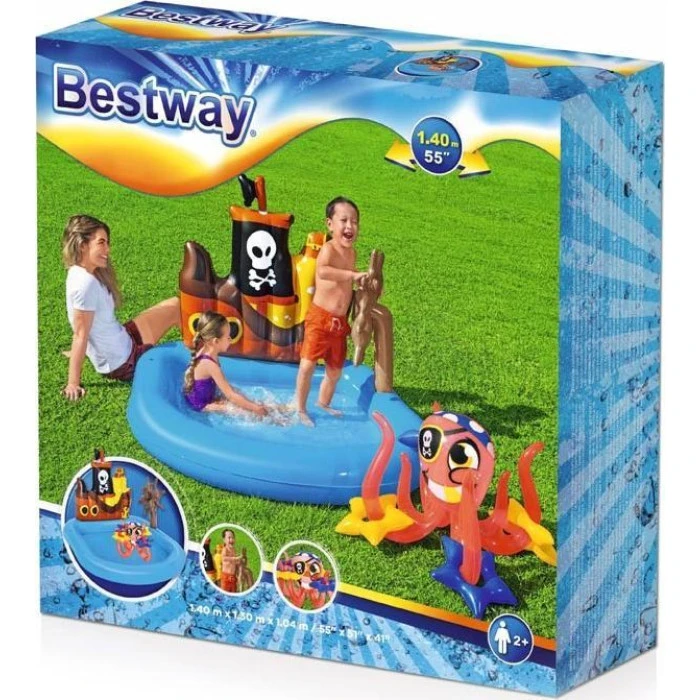 Басейн надувний дитячий Bestway 52211 140x130x104 см