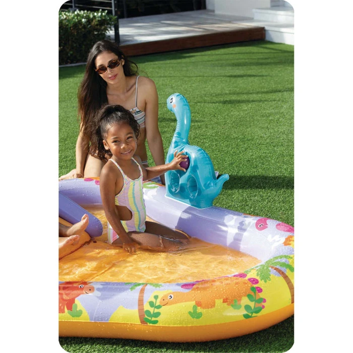 Надувний ігровий майданчик Dino Park Intex 56139 201х157х69 см