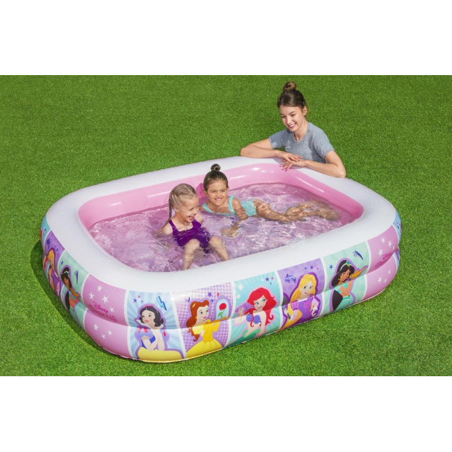 Басейн надувний дитячий Disney Princesses Bestway 91056 200x146x48 см