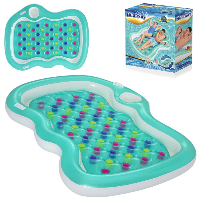 Надувной матрас для плавания Bestway 43045, 224 x 174 см